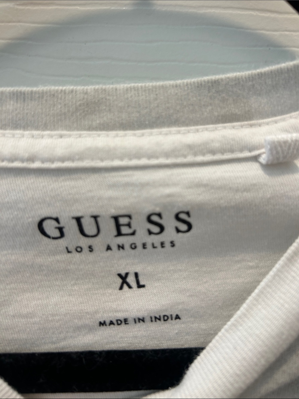 Guess Los Angeles Desert Landscape Graphic T-Shirt XL White Black Cactus Tee - Picture 3 of 5